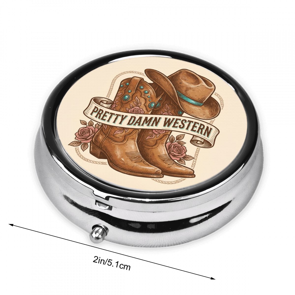 Western Pocket Pill Case – Pretty Damn Western