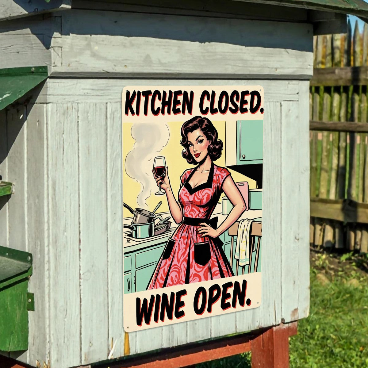 50s Retro Metal Tin Sign