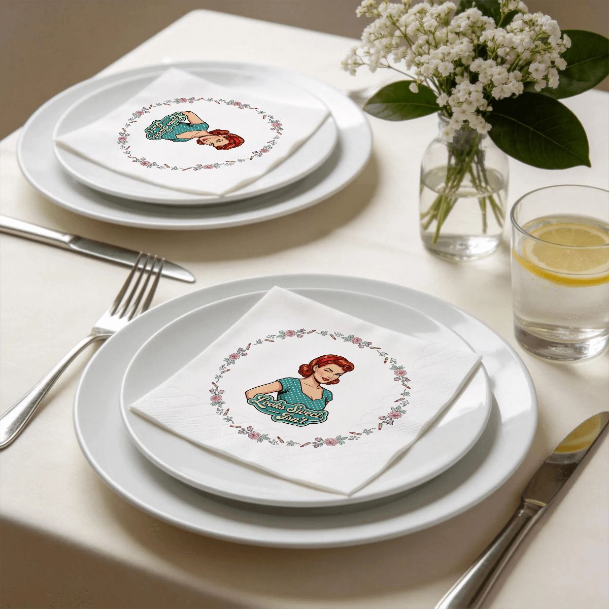 50s Retro Paper Napkins