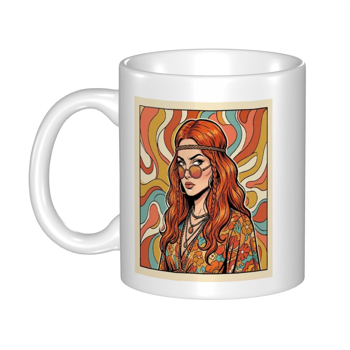 70s Retro Ceramic Coffee Mug (11oz)