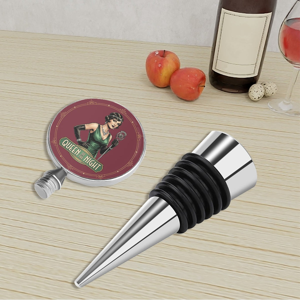 1920s Art Deco Wine Bottle Stopper – Vintage Style Meets Practical Wine Preservation