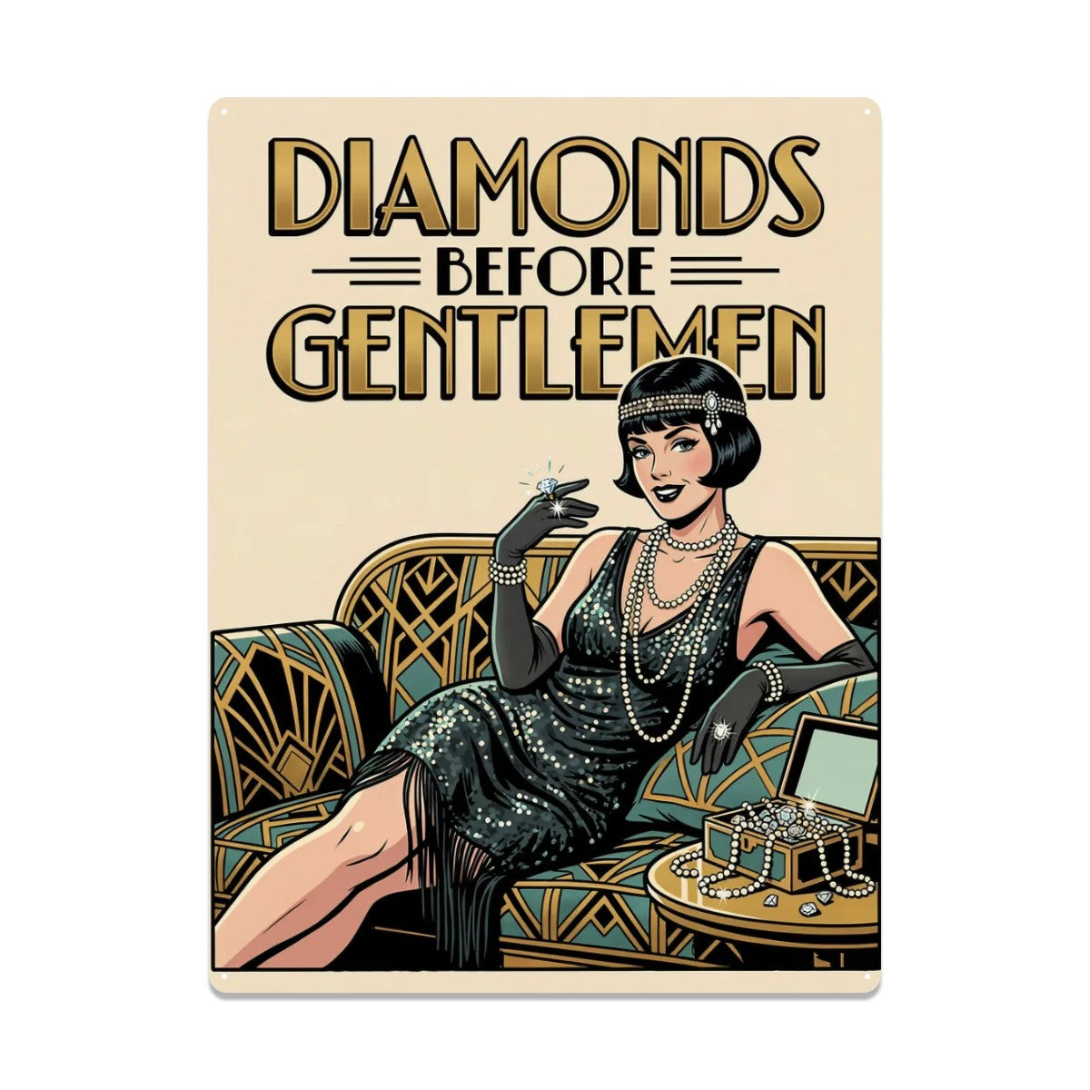 20s Vintage Metal Tin Sign 16"x12" (Vertical)