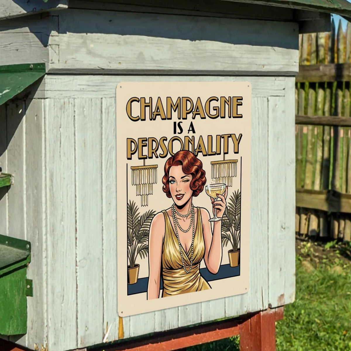 20s Vintage Metal Tin Sign 16"x12" (Vertical)