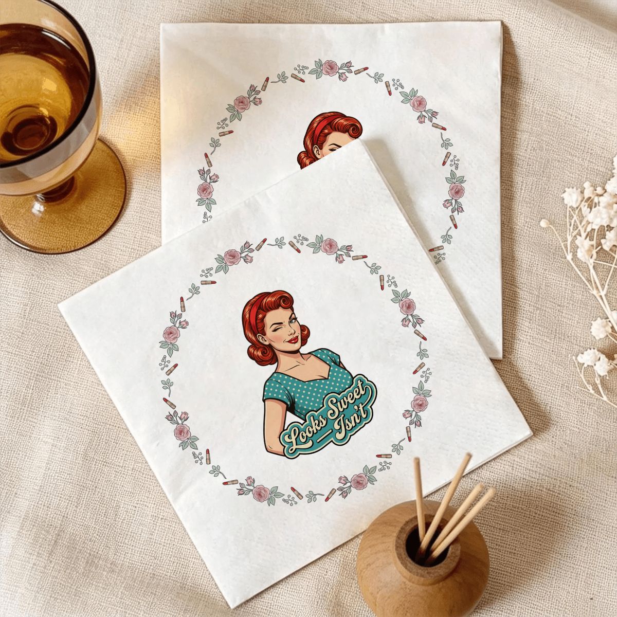 50s Retro Paper Napkins