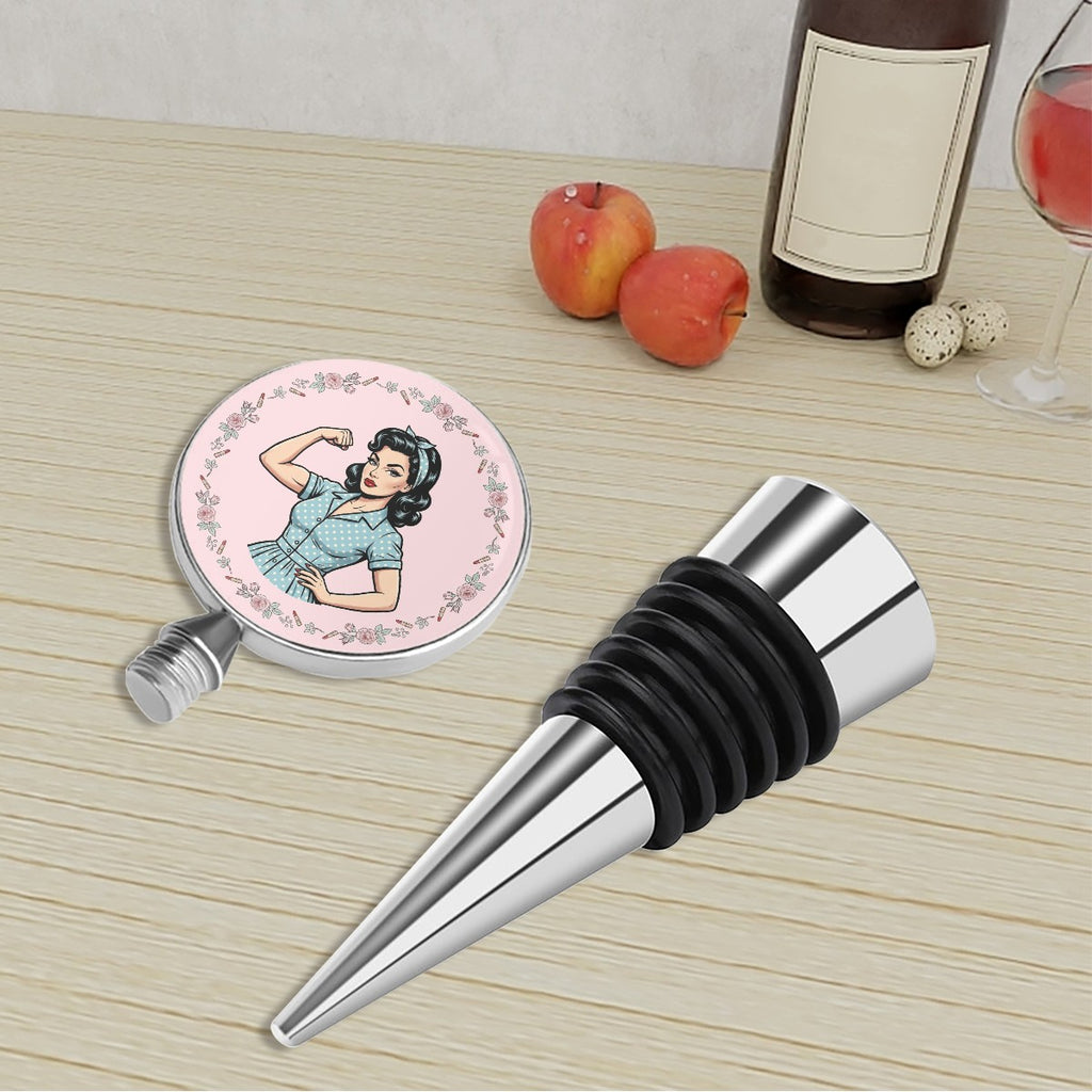 50s Retro Wine Bottle Stopper – Reusable Wine Saver