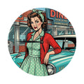 50s Retro Wall & Desk Clock