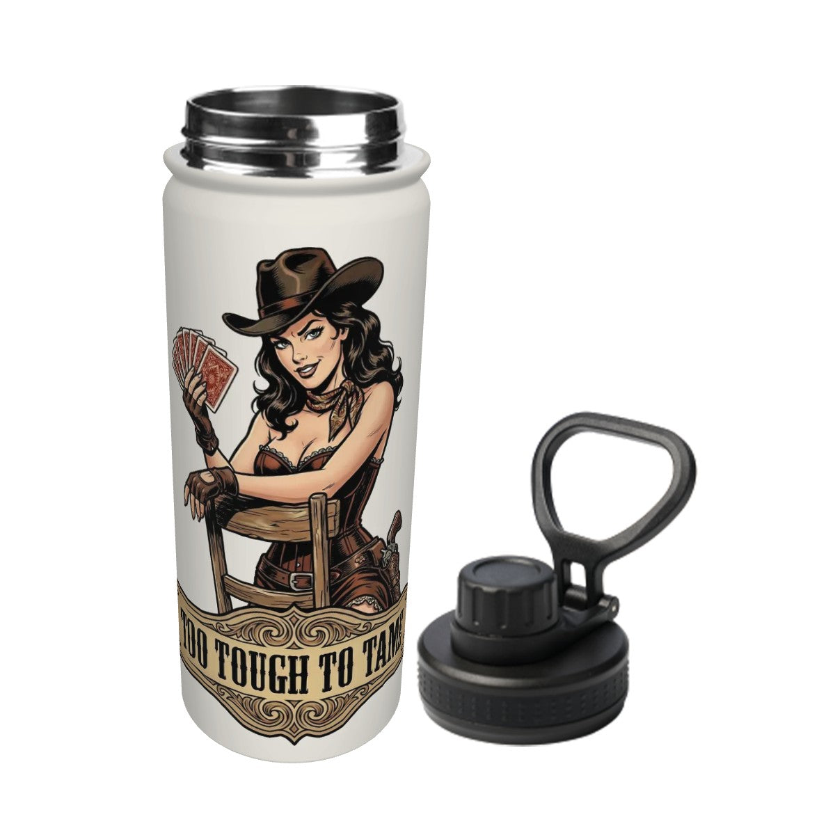 Western Insulated Water Bottle (18oz)