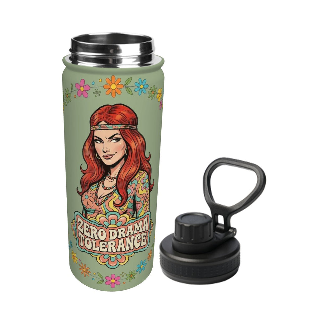 70s Retro Insulated Water Bottle (18oz)
