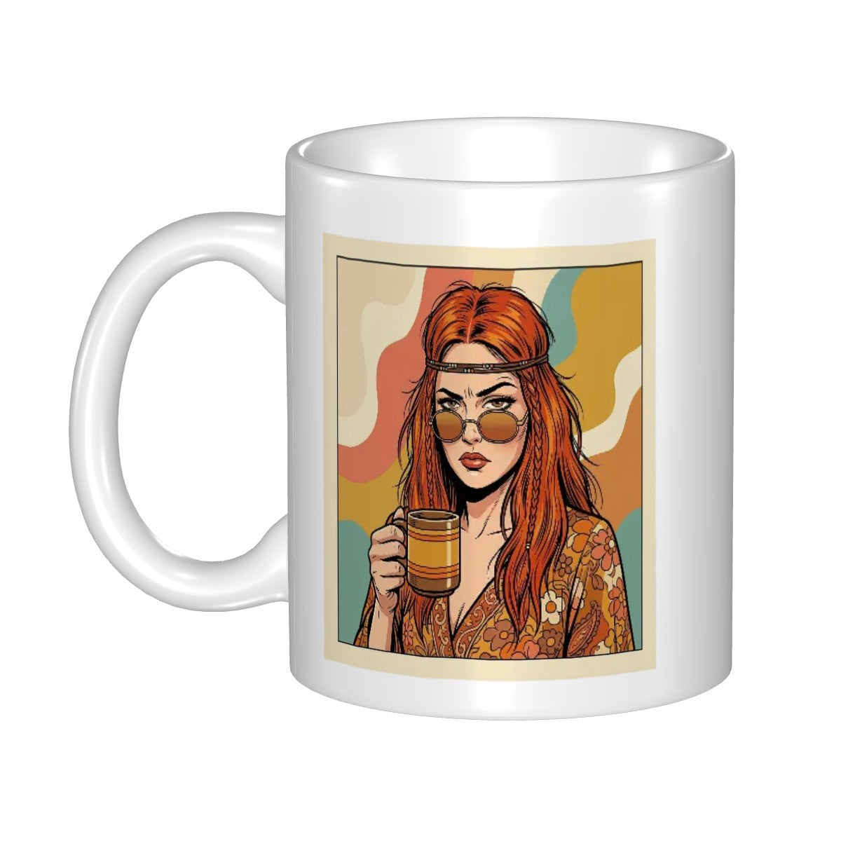 70s Retro Ceramic Coffee Mug (11oz)