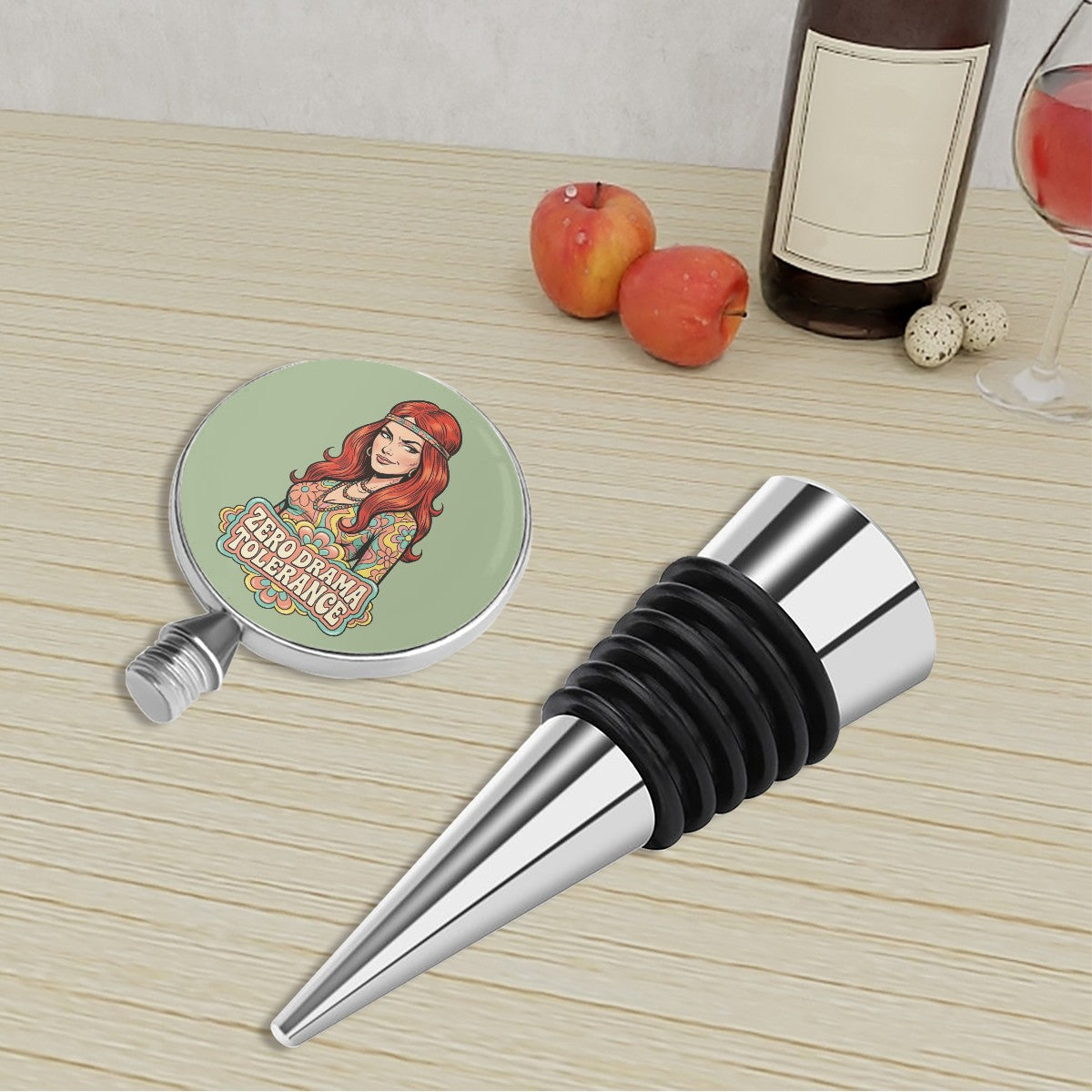 70s Retro Wine Bottle Stopper