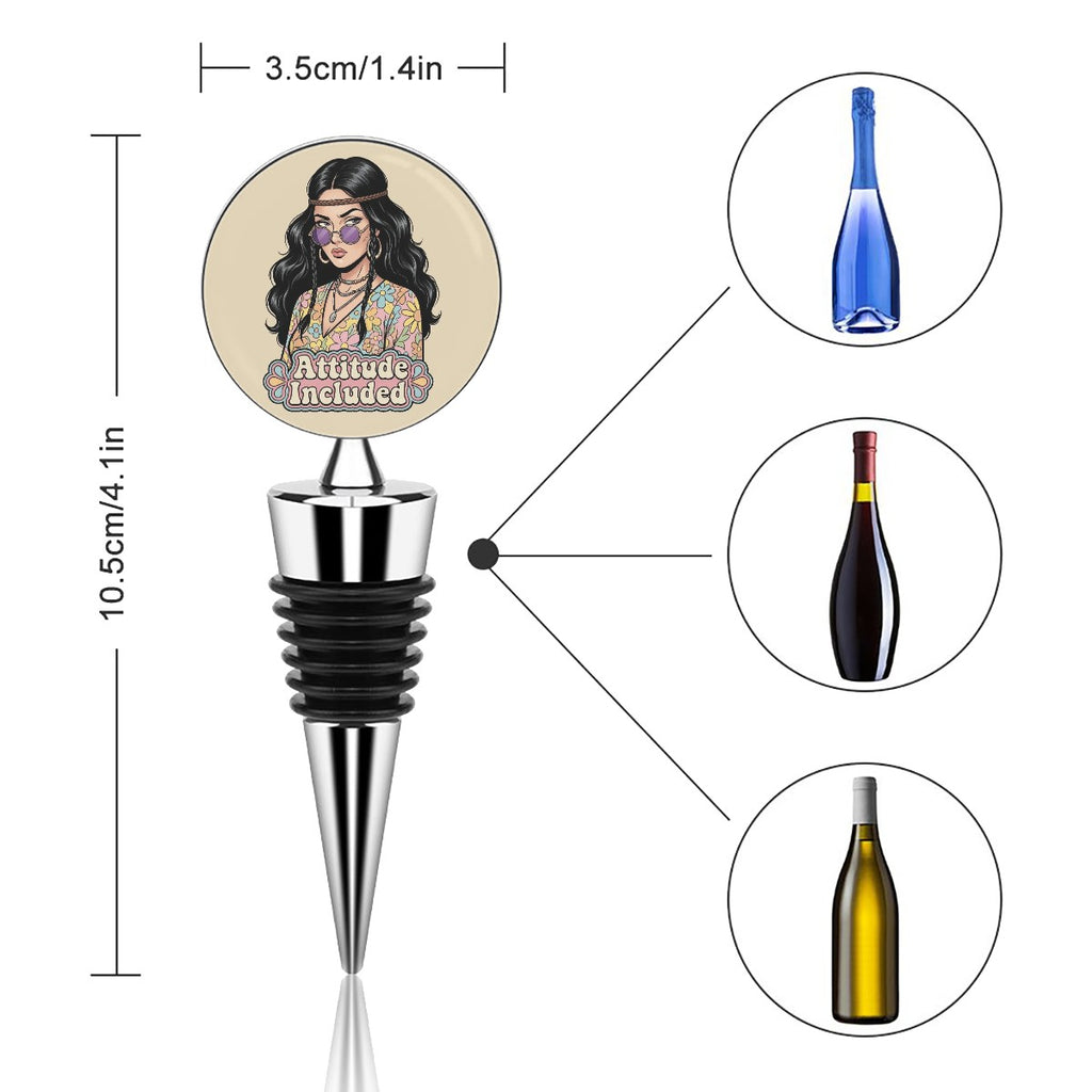 70s Retro Wine Bottle Stopper