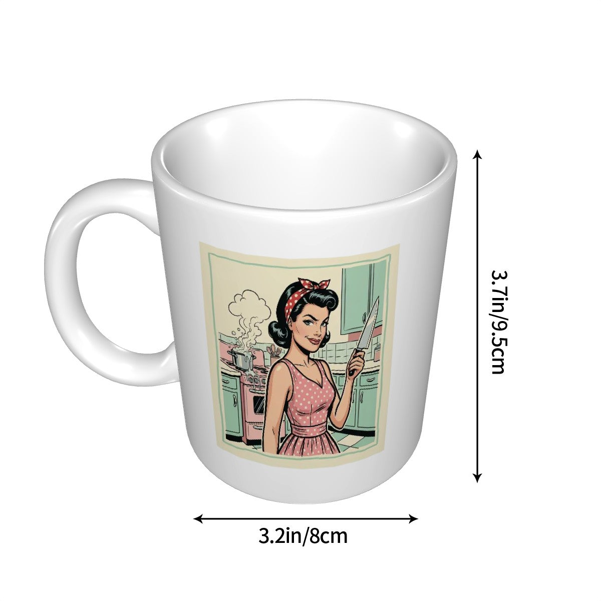 50s Retro Ceramic Coffee Mug (11oz)