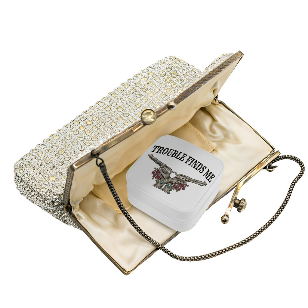 Western Travel Jewelry Box – Trouble Finds Me