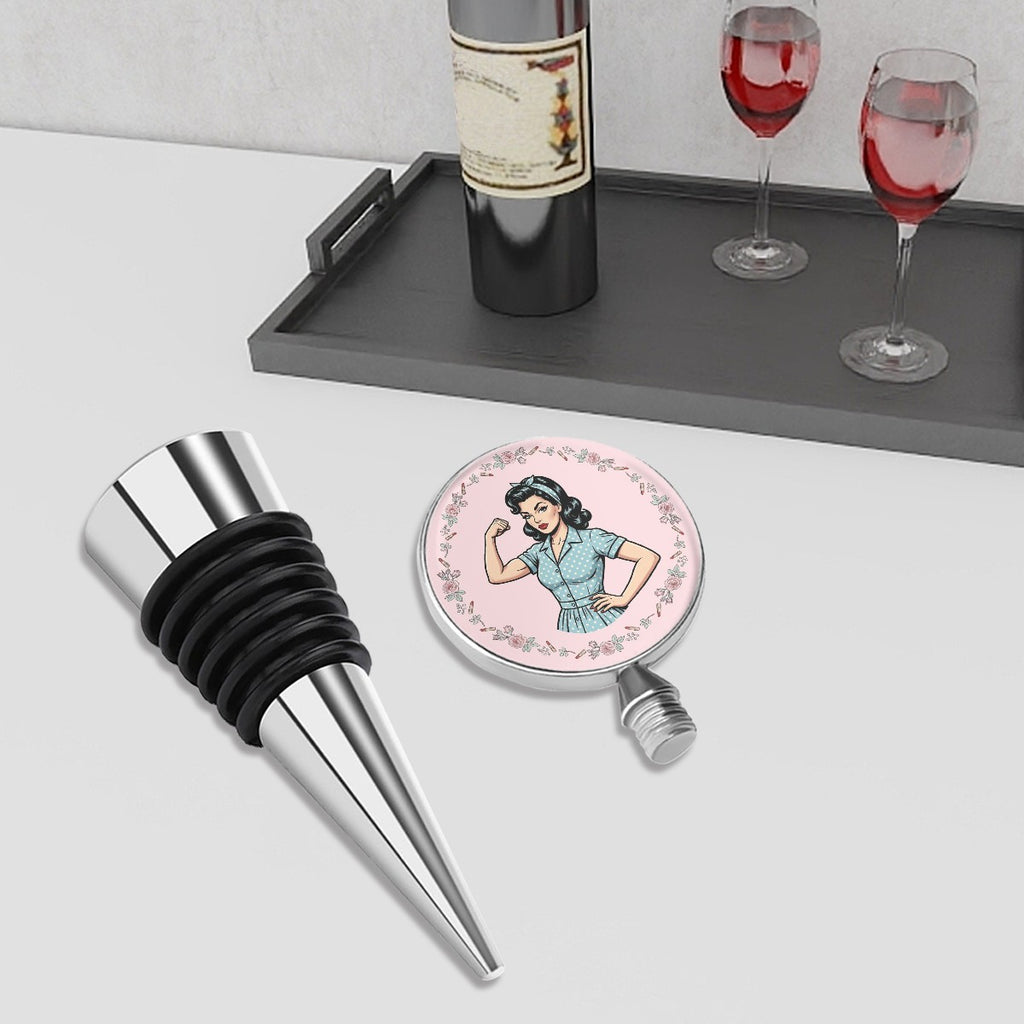 50s Retro Wine Bottle Stopper – Reusable Wine Saver