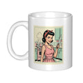 50s Retro Ceramic Coffee Mug (11oz)