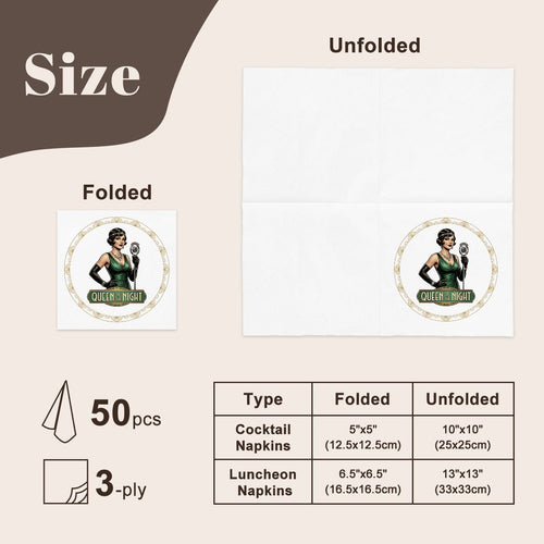 20s Vintage Paper Napkins