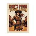 Western Metal Tin Sign 16"x12" (Vertical)