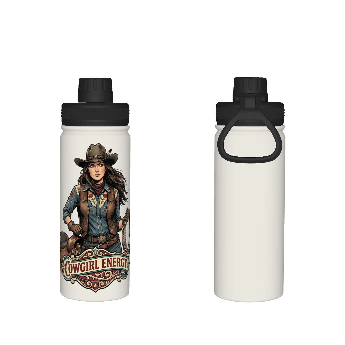 Western Insulated Water Bottle (18oz)