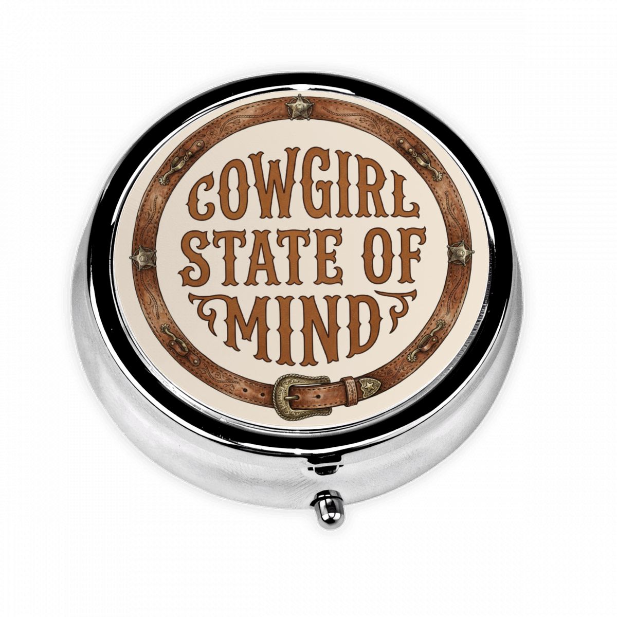 Western Pocket Pill Case – Cowgirl State Of Mind