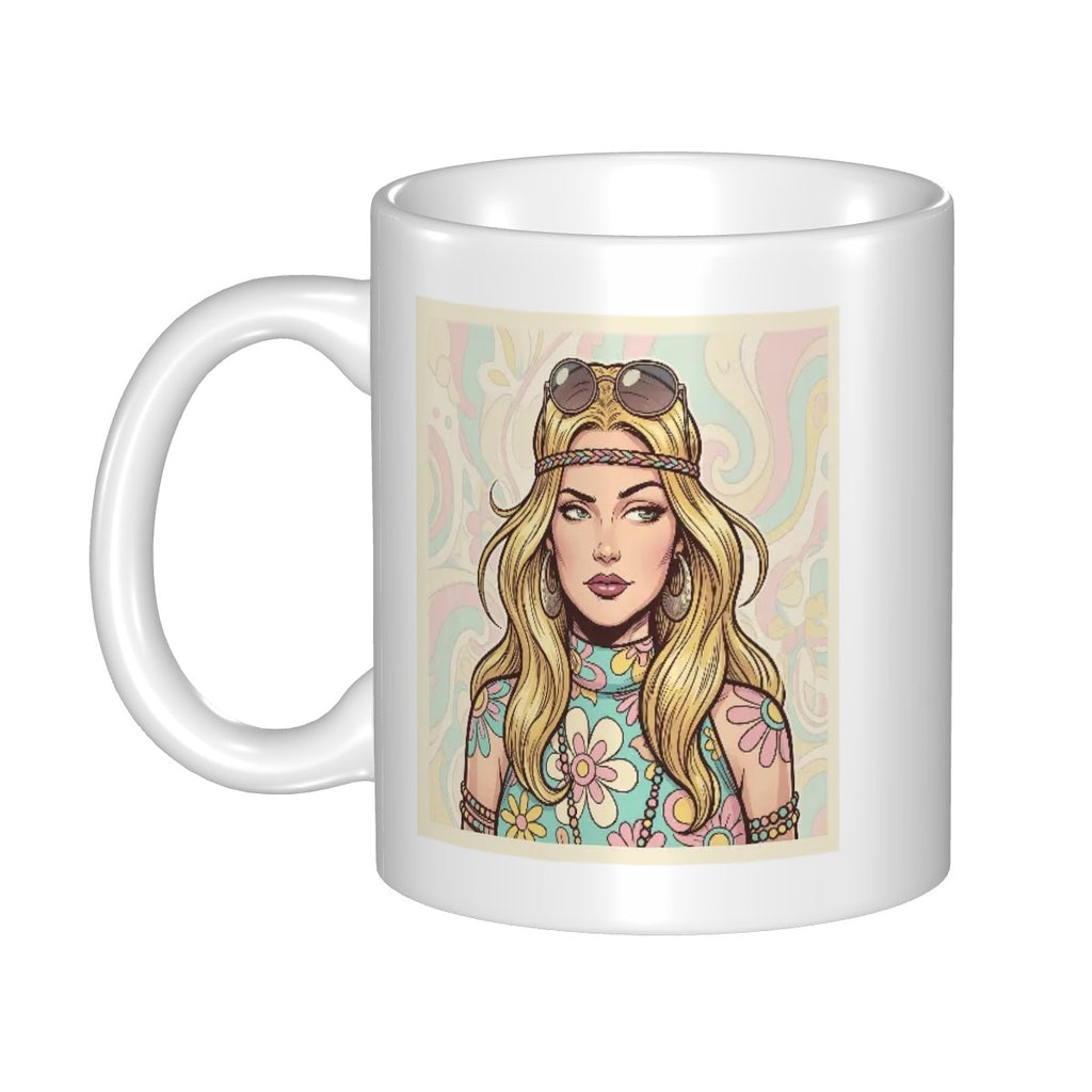 70s Retro Ceramic Coffee Mug (11oz)