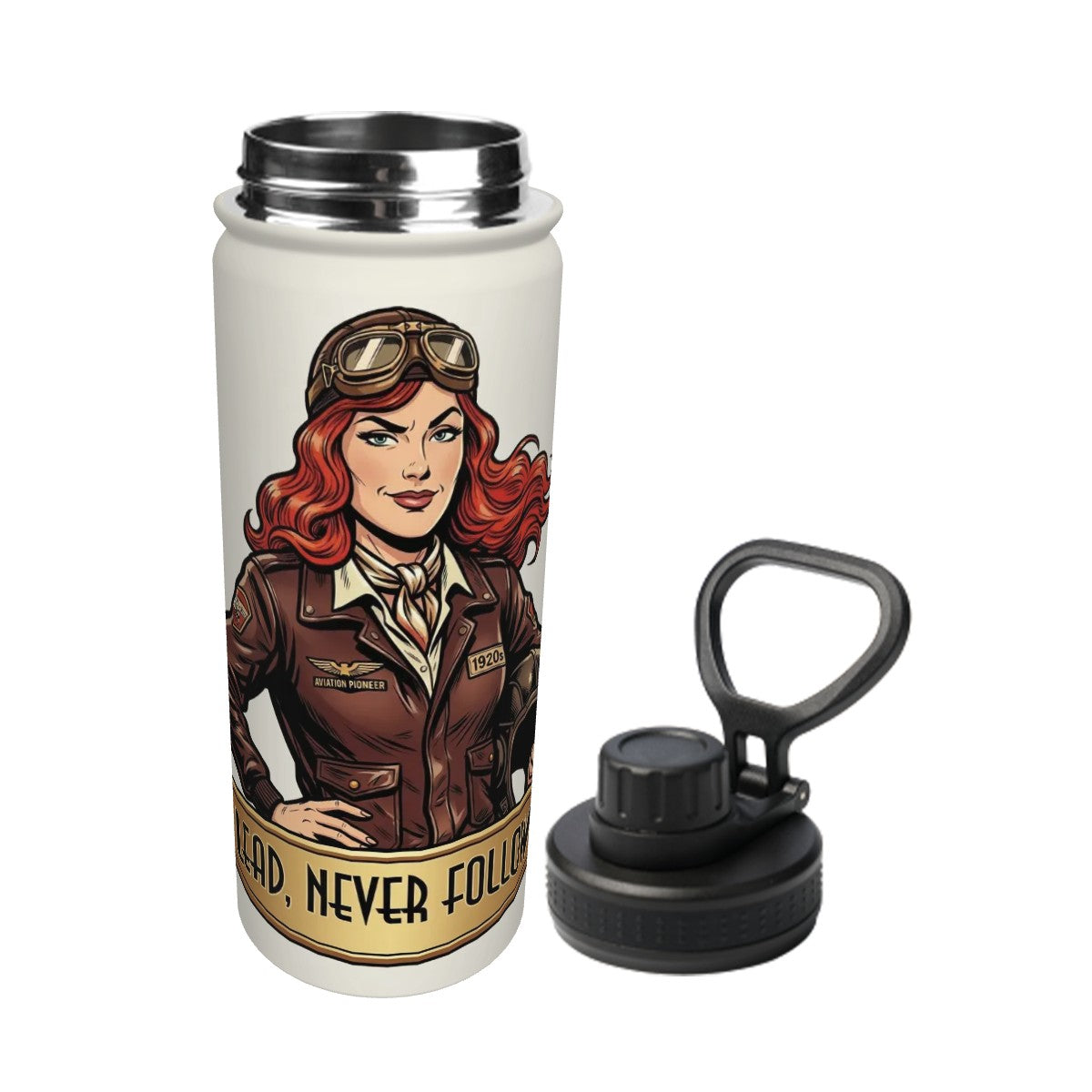 20s Vintage Insulated Water Bottle (18oz)