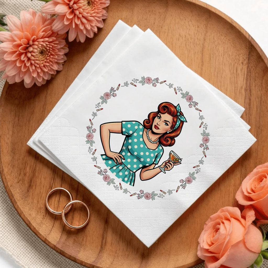 50s Retro Paper Napkins