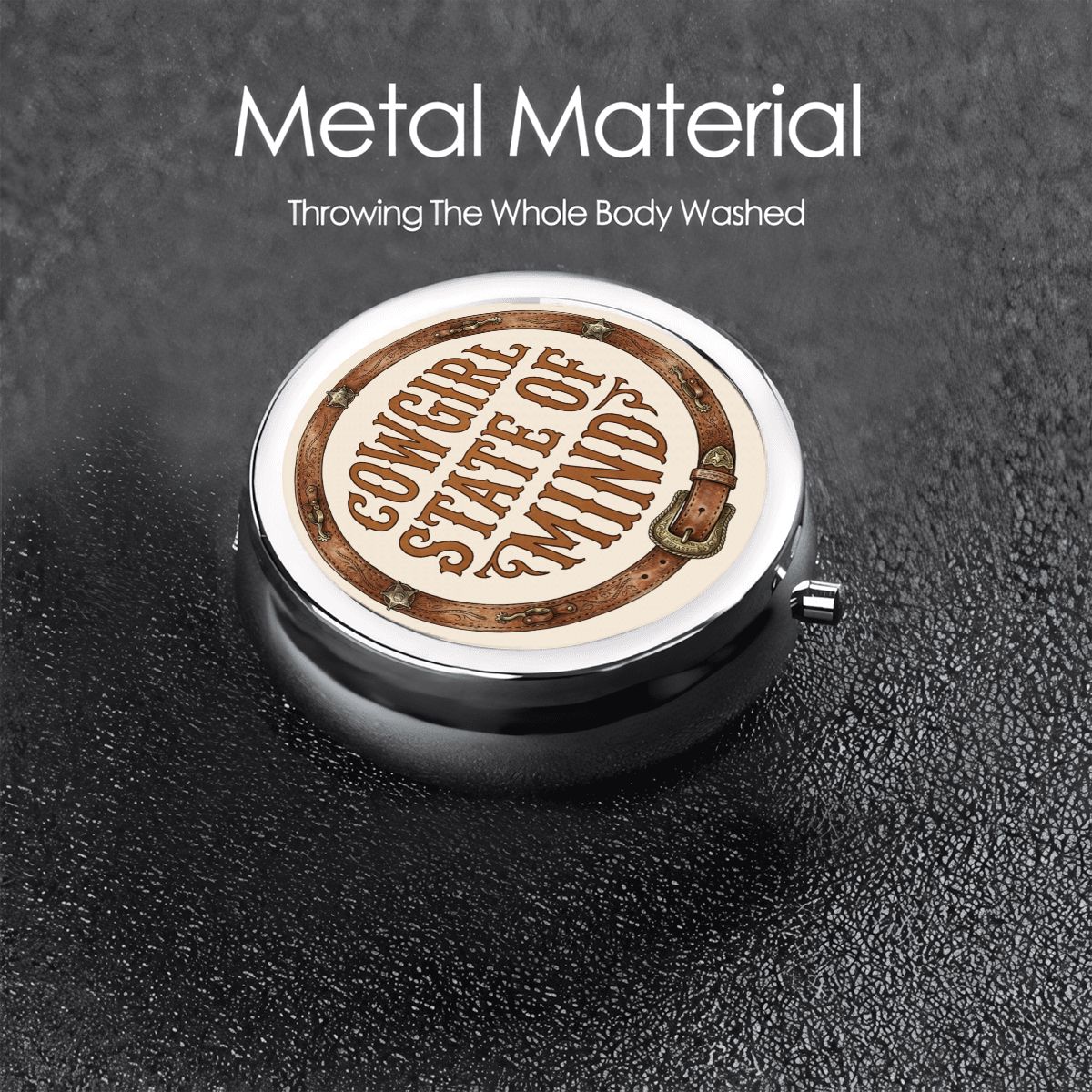 Western Pocket Pill Case – Cowgirl State Of Mind